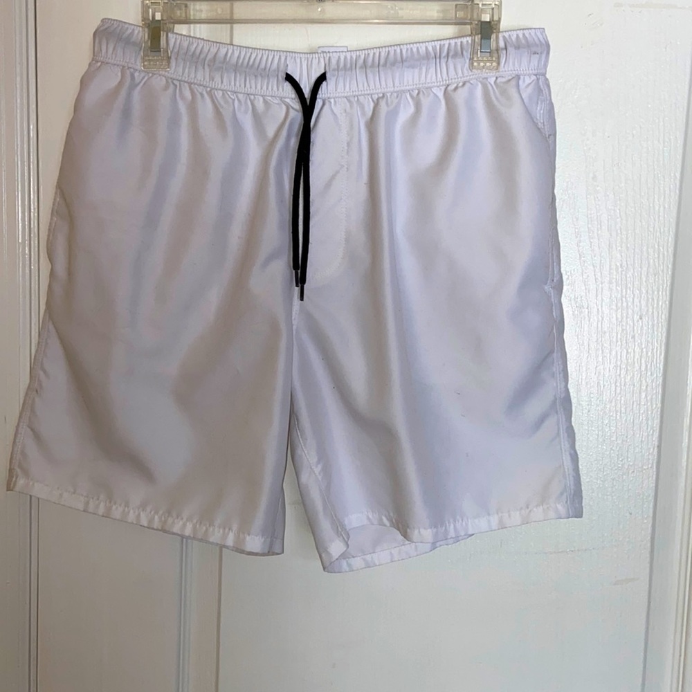 White mens swim shorts